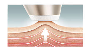 Stimulation des tissus profonds : peau d'aspect plus ferme