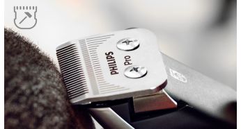 Strong steel blades last up to 4 times longer*