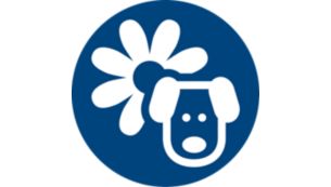 A special anti-allergen mode allows more efficient removal of allergens