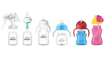 Compatible with Philips Avent bottles and cups