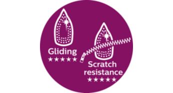 Philips best gliding and most scratch resistant soleplate