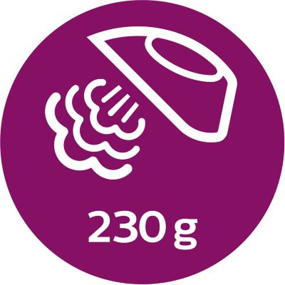 Паровой удар до 230 г
