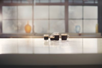 Du har 4 slags kaffe lige ved hånden