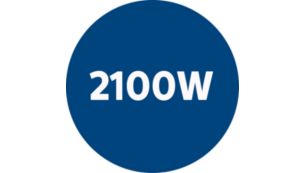 Мощный мотор 2100 Вт для идеальных результатов уборки