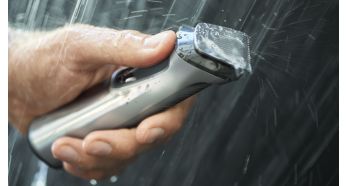 Showerproof for convenient use in the shower and cleaning