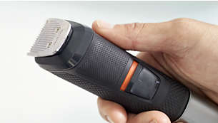 No-slip rubber grip for improved comfort and control