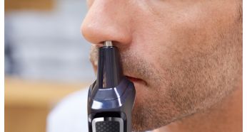 Nose trimmer gently removes unwanted nose and ear hair