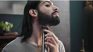 Metal trimmer precisely trims beard, hair and body