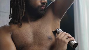 Bodyshaver comfortably shaves your body hair