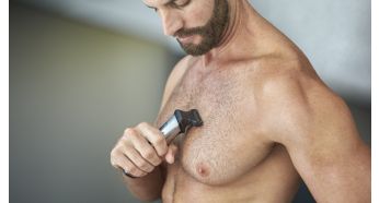 Bodyshaver удобно бреет волосы на теле