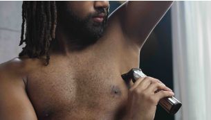 Bodyshaver comfortably shaves your body hair