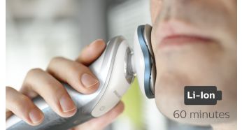 60 perc vezeték nélküli borotválkozás