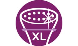 Подошва сопла, увеличенная на 25 %, повышает эффективность каждого движения