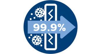 Alerji Filtresi, parçacıkların %99,9unu yakalar, ECARF sertifikalıdır