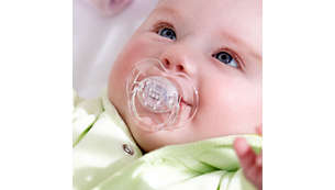 9 out of 10 babies accept our pacifiers*