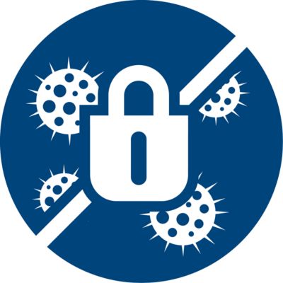 Функция Allergy Lock удерживает пыль внутри