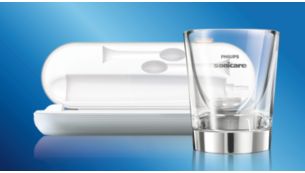 Estojo de viagem com carregamento por USB e copo de carregamento