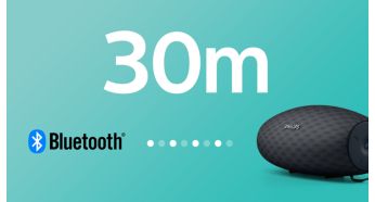 Силна Bluetooth връзка с до 30 м или 100 фута