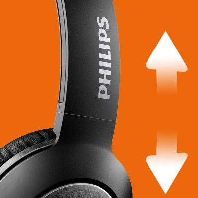 philips bass  wired headphones with mic