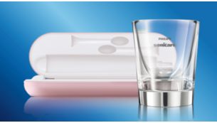 USB charging travel case and charging glass
