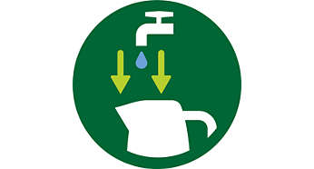 Châm nước dễ dàng qua nắp hoặc vòi