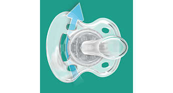 Ekstra hava delikleri, bebeğinizin cildinin nefes almasını sağlar