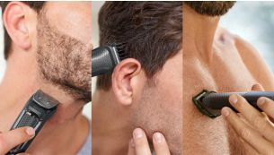 Trim and style your face, hair and body with 9 tools