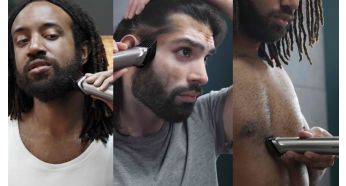 Подравнивайте волосы на голове, лице и теле и создавайте свой стиль с помощью 14 насадок
