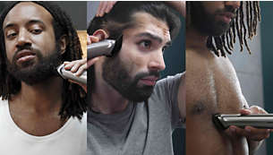 Kirpkite ir formuokite veido plaukus, prižiūrėkite plaukus ir kūną naudodami 14 įrankių