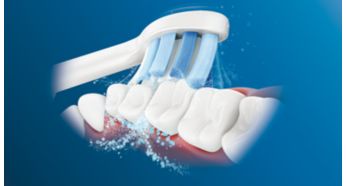 Dynamic cleaning action drives fluid between teeth - Philips Sonicare ProtectiveClean 4300 Sonic Electric Toothbrush