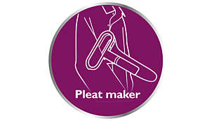 Pleats made easy with pleat making accessory