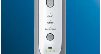 Deep Clean mode tackles your trouble spots