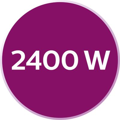 2400 W to heat up quickly