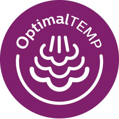 OptimalTEMP technology, no temperature settings required