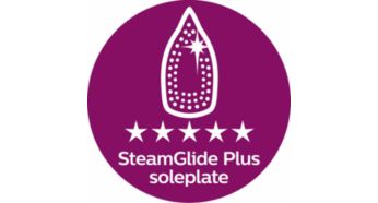 Гладеща повърхност SteamGlide Plus за най-добри показатели на гладене