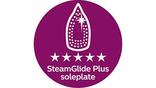 SteamGlide Plus soleplate for ultimate gliding performance