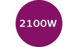 2100 Вт для быстрого нагрева