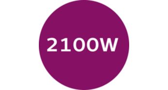 2 100 W pour une montée en température rapide