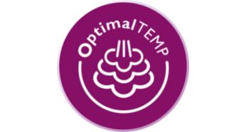 OptimalTEMP technology: Guaranteed no burns, no settings