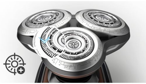 Lame V-Track PRO per la rasatura migliore su barba di 3 giorni