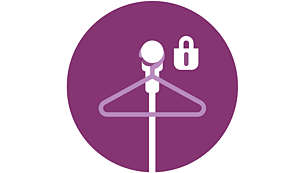 Hang&Lock keeps your hanger securely in place