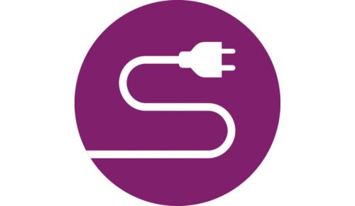 2.5m cord for longer reach