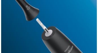 Design cu atasare printr-un clic, pentru fixarea simpla a capului de periere