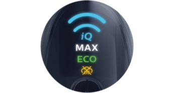 Удобные режимы подачи пара: DynamiQ, MAX, ECO и OFF