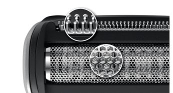 Rounded tips and hypoallergenic foil for skin comfort