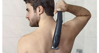 Īpaši garš rokturis vieglākai muguras skūšanai