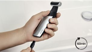 60 minutes cordless use after an 1-hour charge