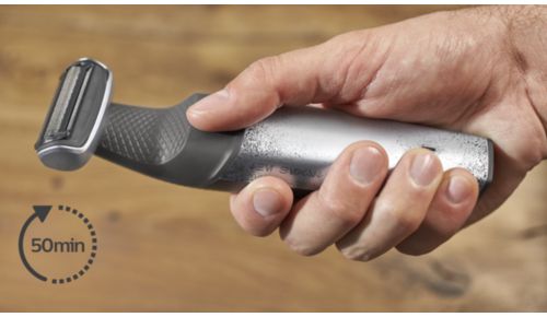 50 minuti di uso senza filo con carica di 1 ora