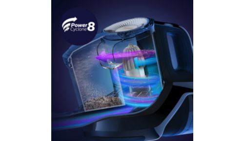 PowerCyclone 8, la nostra pi potente tecnologia senza sacco