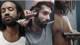 Trim and style your face, head and body with 25 pieces